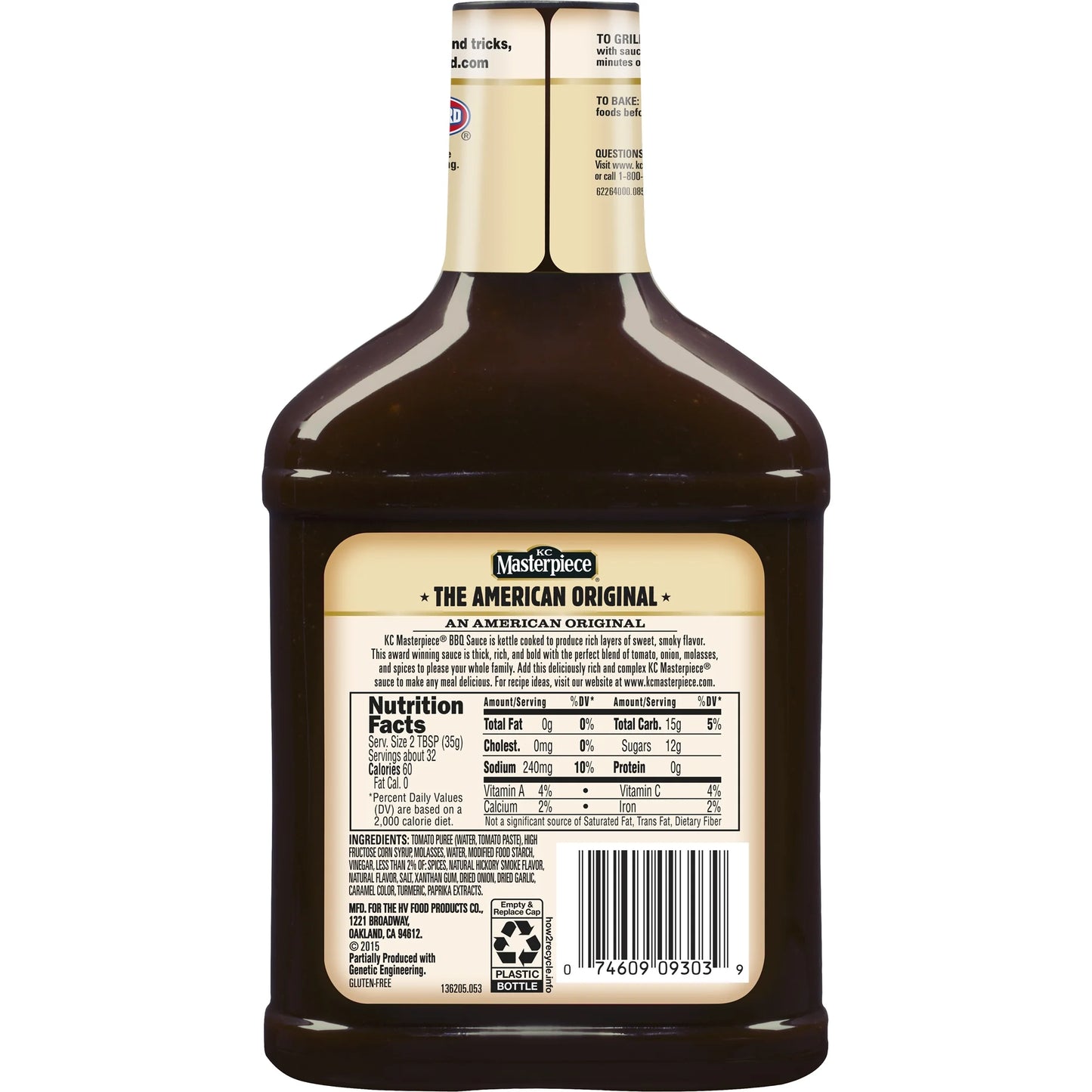 KC Masterpiece Original Barbecue , 40 Ounces