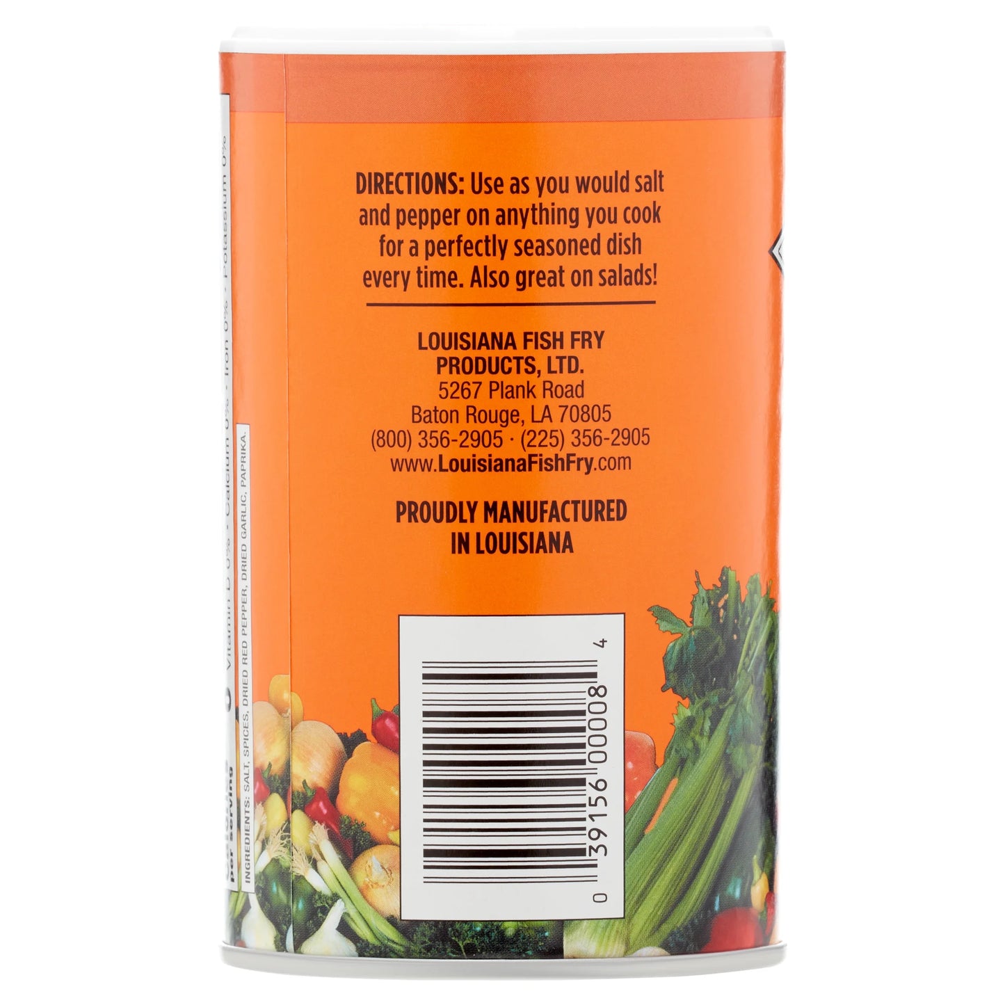 Fish Fry Products Cajun Seasoning, 8 Oz Container. Perfect Season All Spice for Cooking.