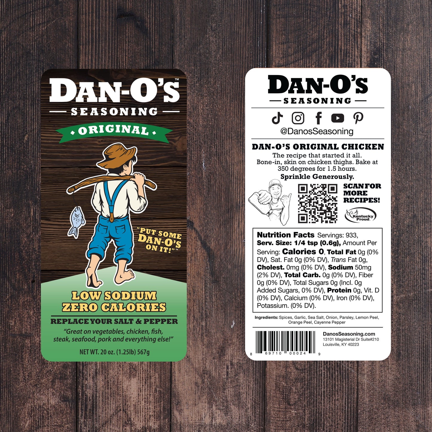 Dan-O'S Original Seasoning - All-Purpose Seasoning - Great for Cooking and Grilling Anything - Large Bottle (20 Oz)