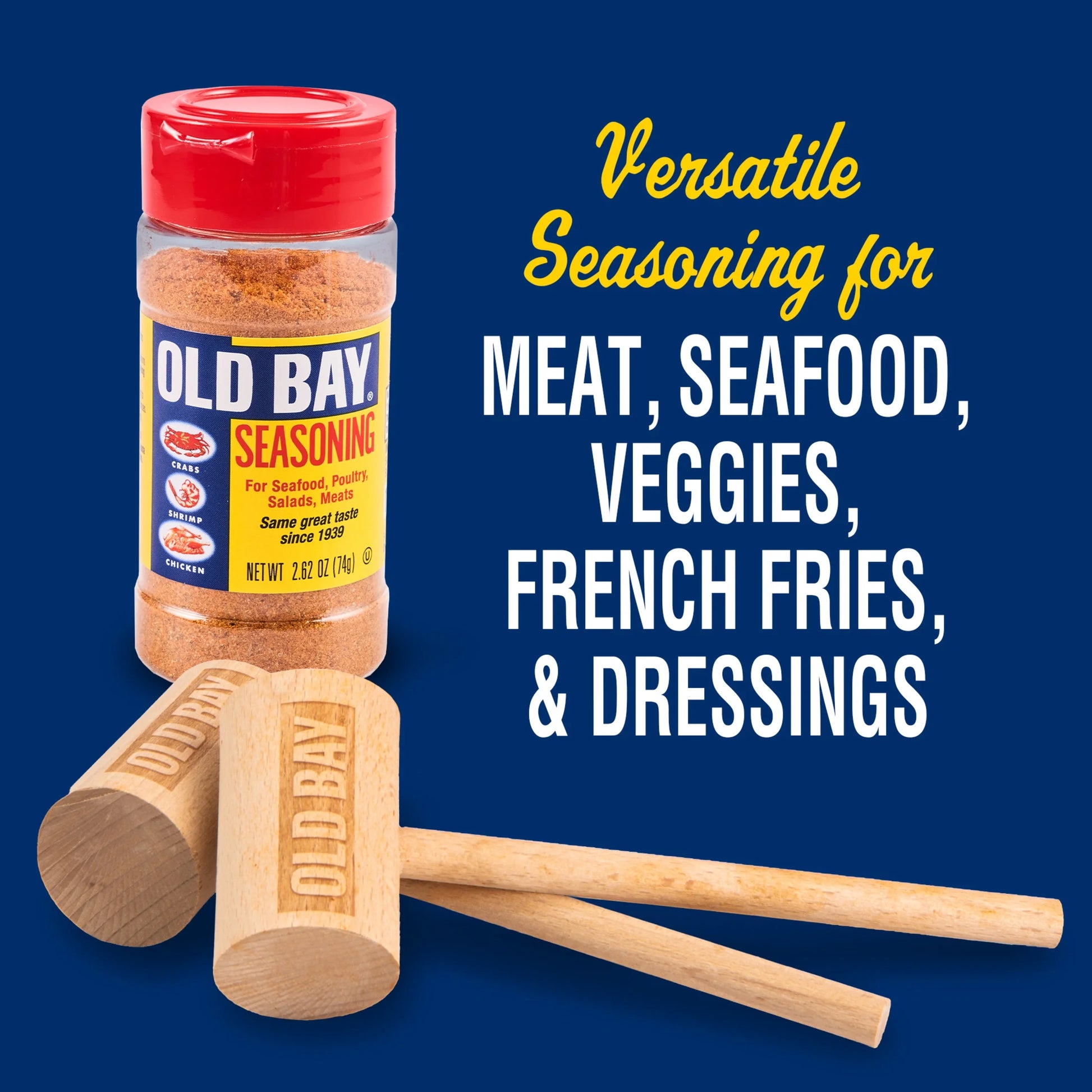 Gluten Free Shaker Bottle Seafood Seasoning, 2.62 Oz Bottle