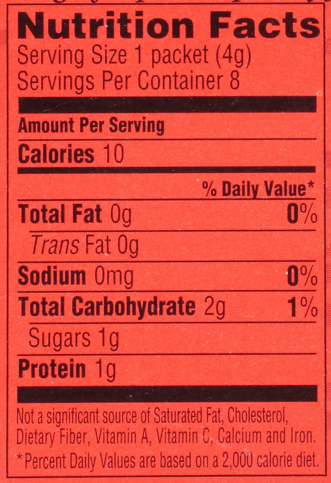 Sodium Free Granulated Beef Bouillon, 8 Ct, 1.1 Oz