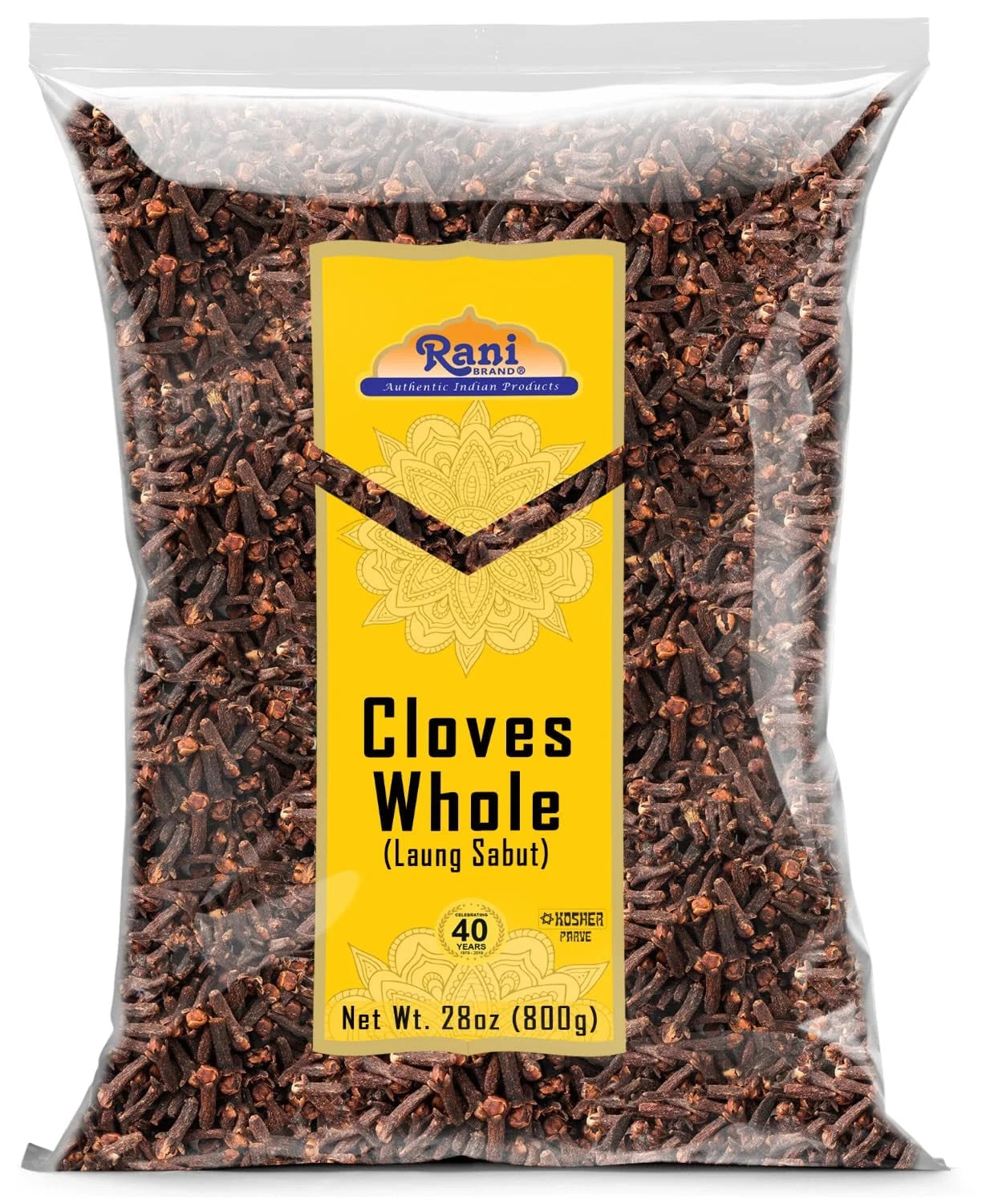 Rani Cloves Whole (Laung) 28Oz (800G) Great for Food, Tea, Pomander Balls and Potpourri, Hand Selected, Spice ~ All Natural | NON-GMO | Kosher | Vegan | Gluten Friendly | Indian Origin