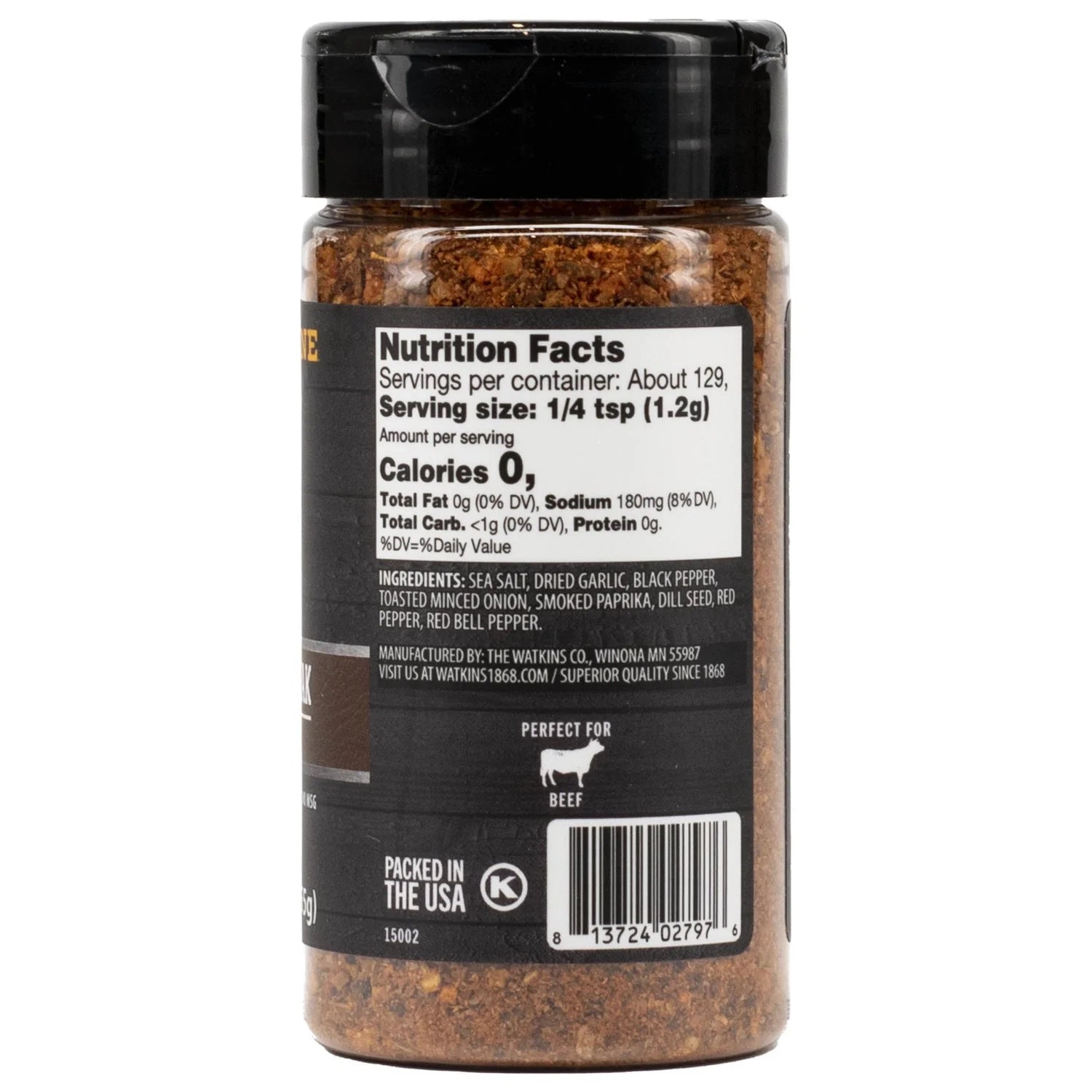 Yellowstone Cattleman Steak Rub, 5.4Oz (Mixed Spices & Seasonings)