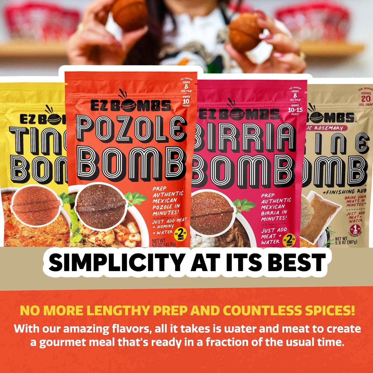Pozole Bomb Seasoning, 2 Pack – Authentic Mexican Soup Mix for Traditional Pozole, Made with Real Chiles, Herbs & Spices for Quick and Flavorful Meals