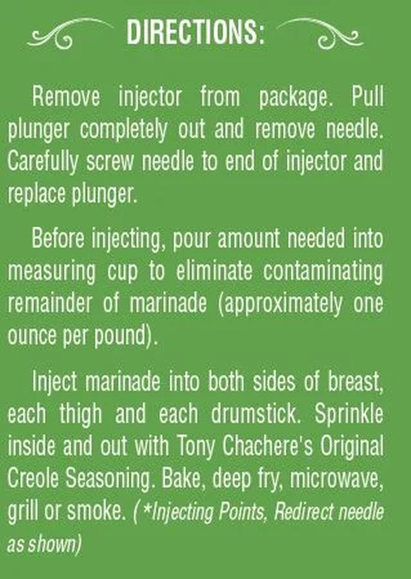 Marinade, Butter, Cajun, Injectables, 17 Fl Oz