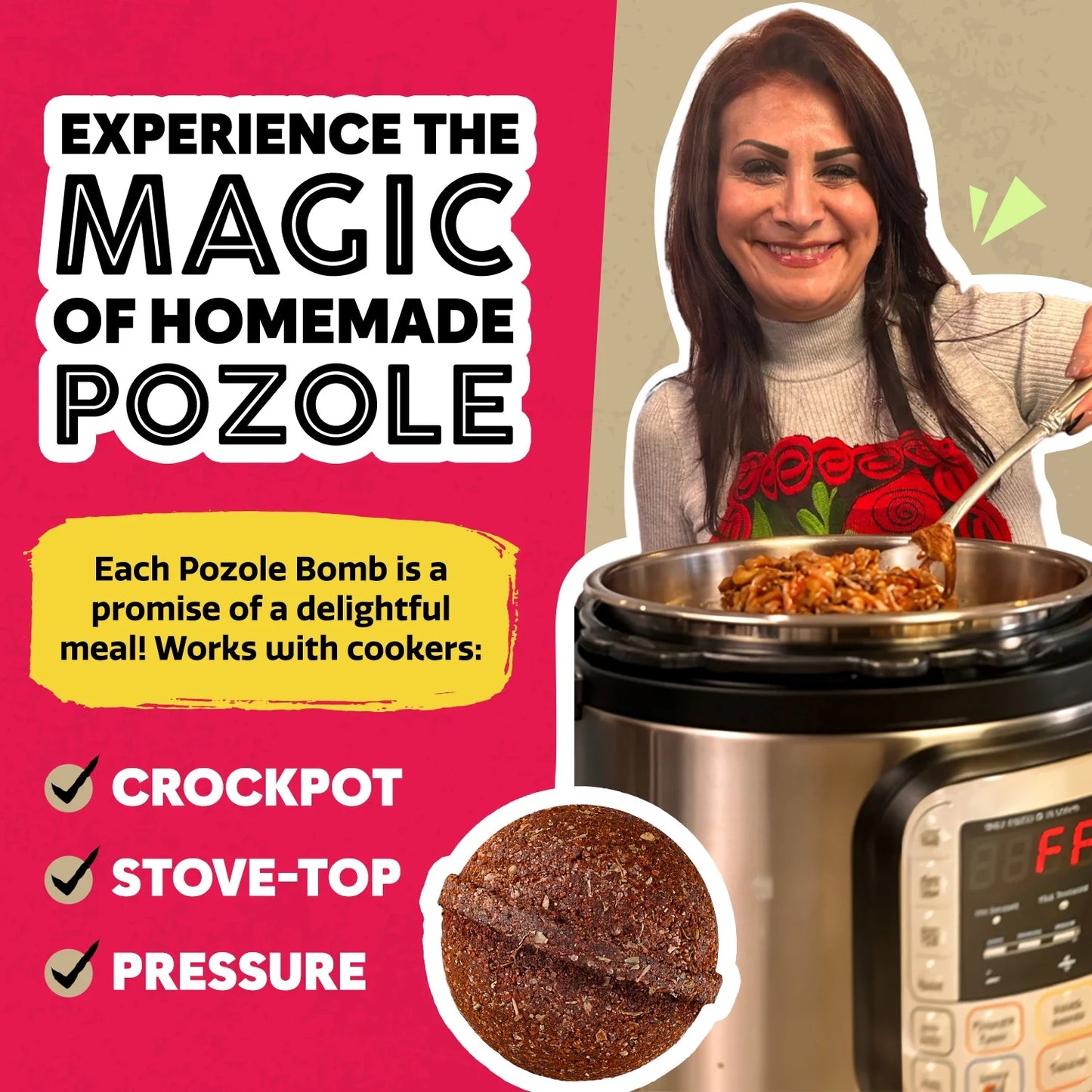 Pozole Bomb Seasoning, 2 Pack – Authentic Mexican Soup Mix for Traditional Pozole, Made with Real Chiles, Herbs & Spices for Quick and Flavorful Meals