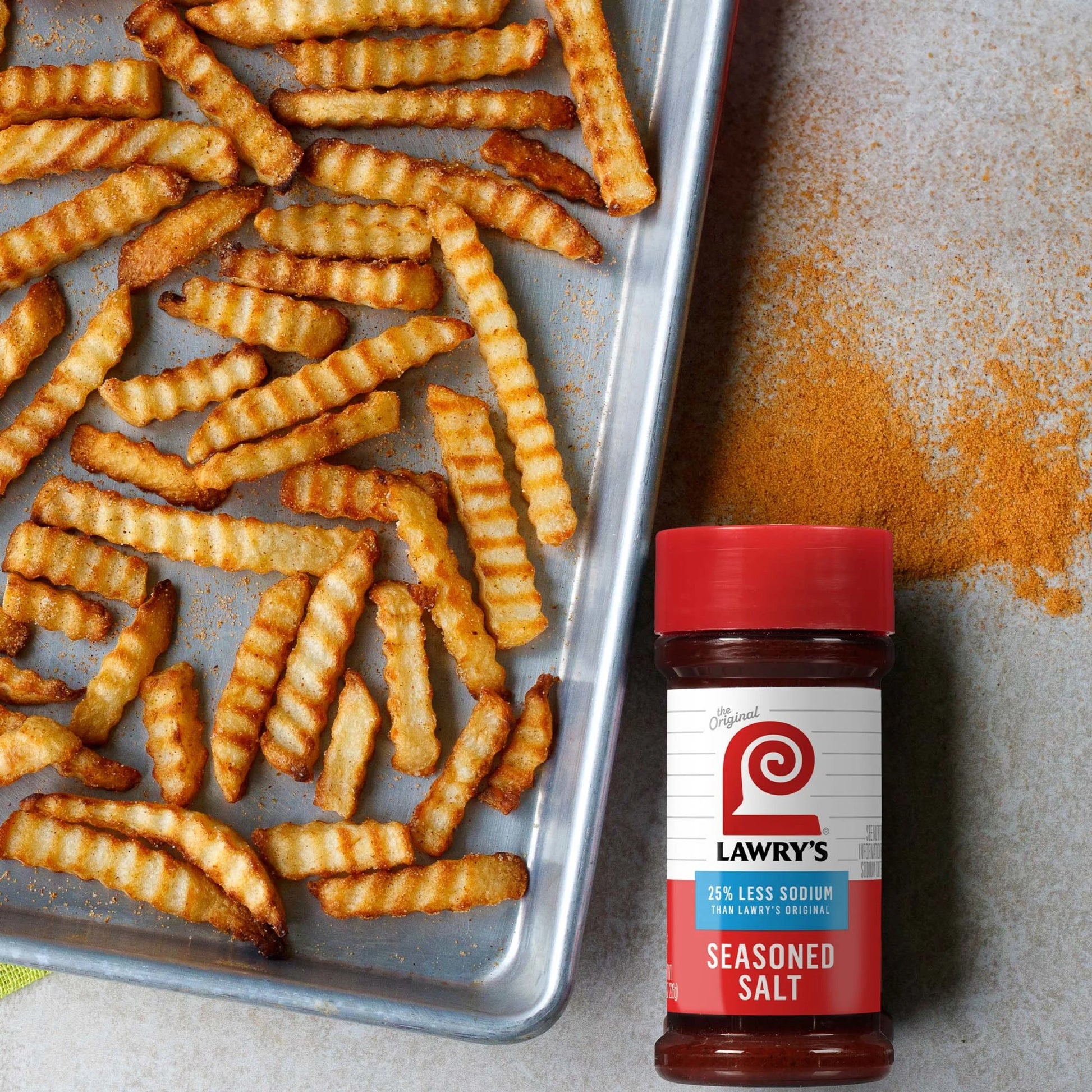 Kosher 25% Less Sodium Seasoned Salt, 8 Oz Bottle