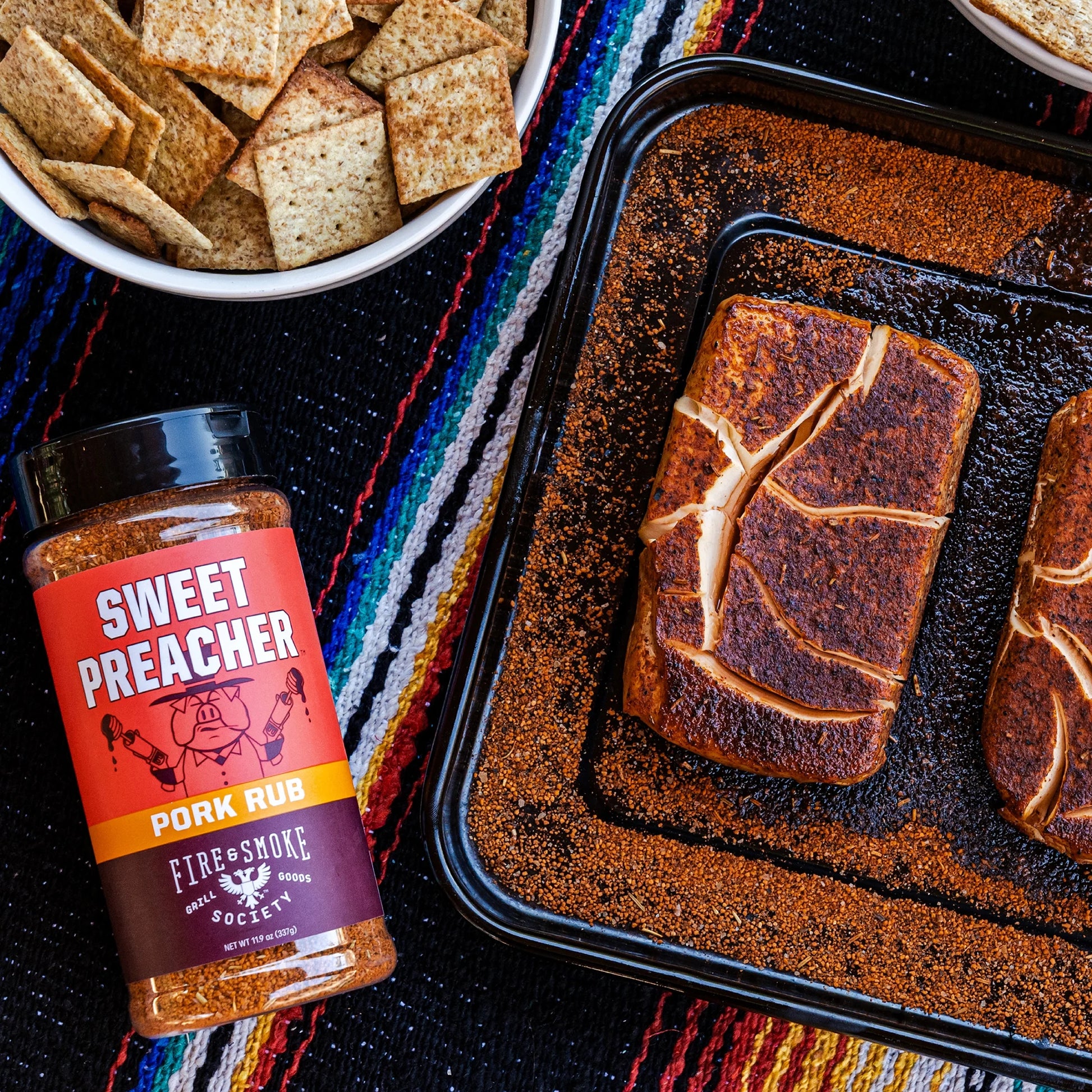 Sweet Preacher BBQ Seasoning Pork Rub, 11.9 Ounce Mixed Spices & Seasonings