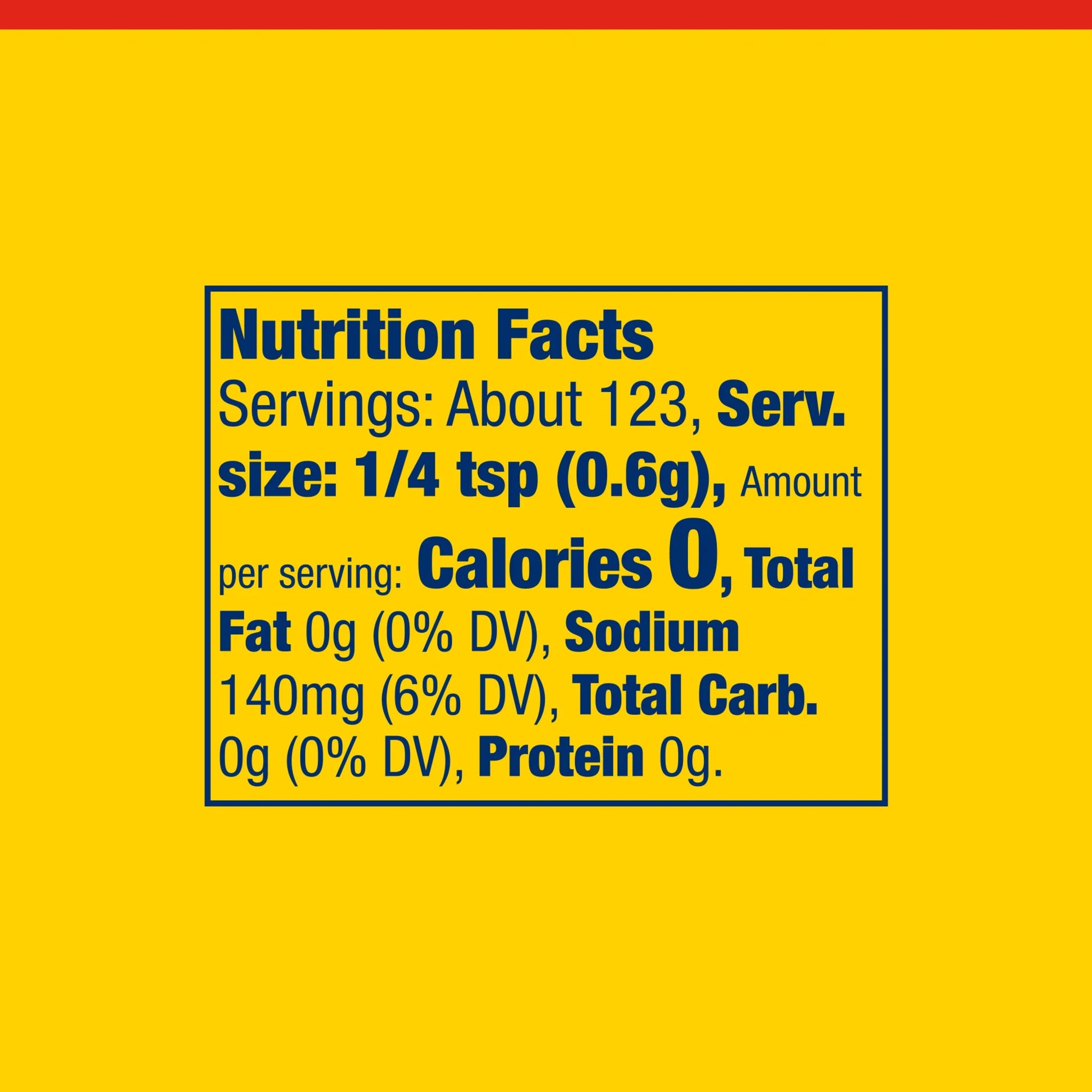 Gluten Free Shaker Bottle Seafood Seasoning, 2.62 Oz Bottle