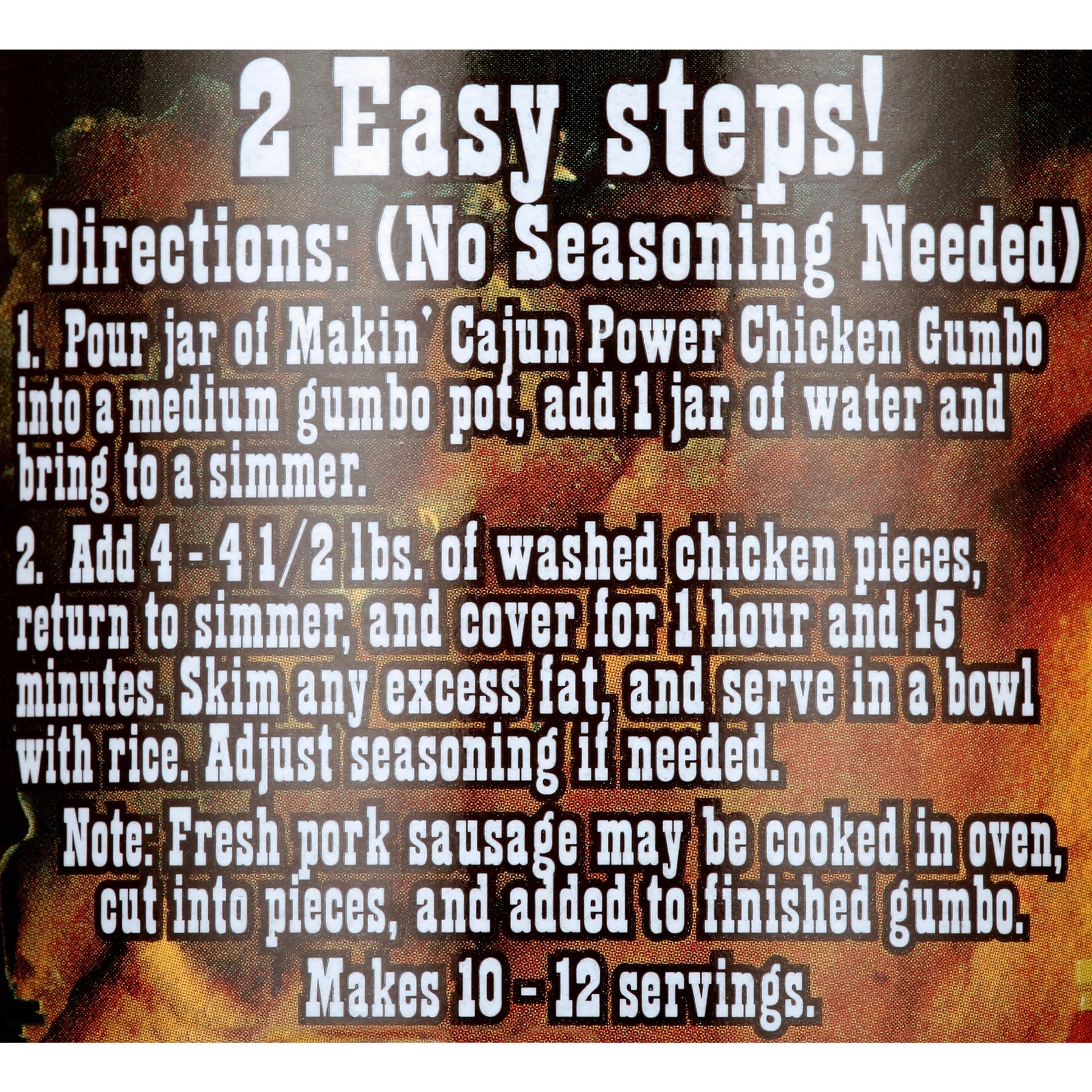 Chicken Gumbo, Spices & Seasoning