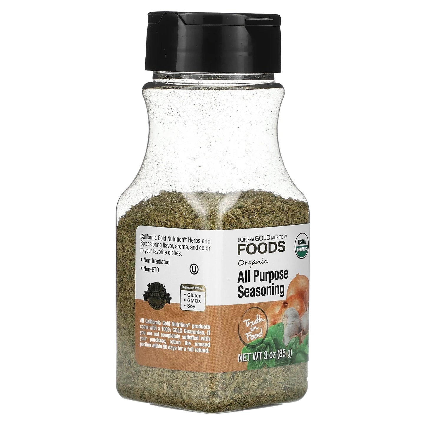 Foods, Organic All Purpose Seasoning, 3 Oz (85 G)