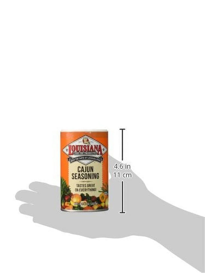 Fish Fry Products Cajun Seasoning, 8 Oz Container. Perfect Season All Spice for Cooking.