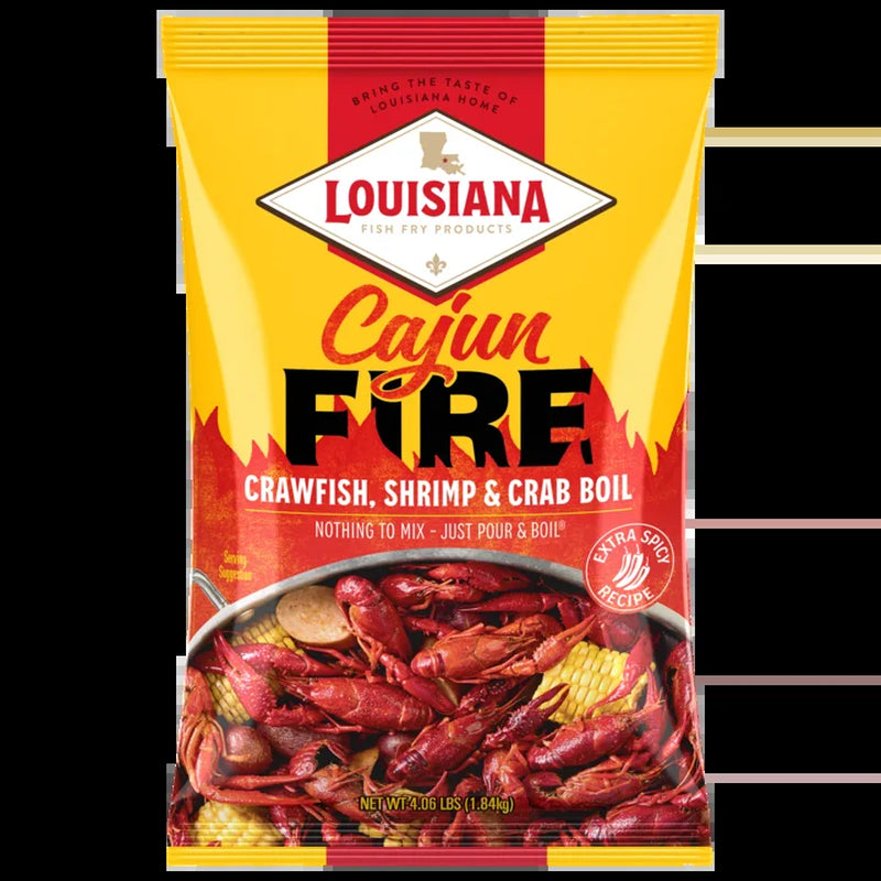 (2 Pack)  Cajun Fire Boil Seasoning 4.06 Lb Bag.