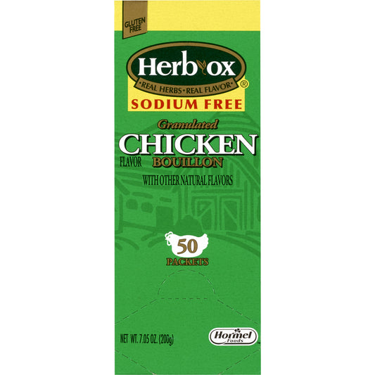 Instant Broth Chicken Flavor 8 Oz Packet 50 Ct