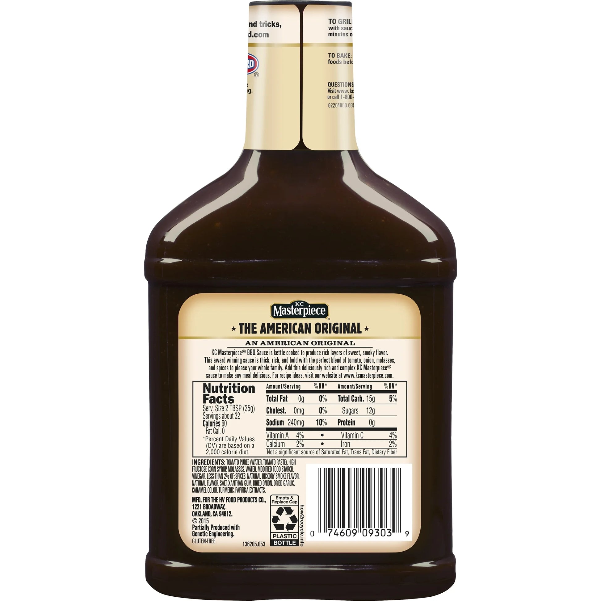 KC Masterpiece Original Barbecue , 40 Ounces