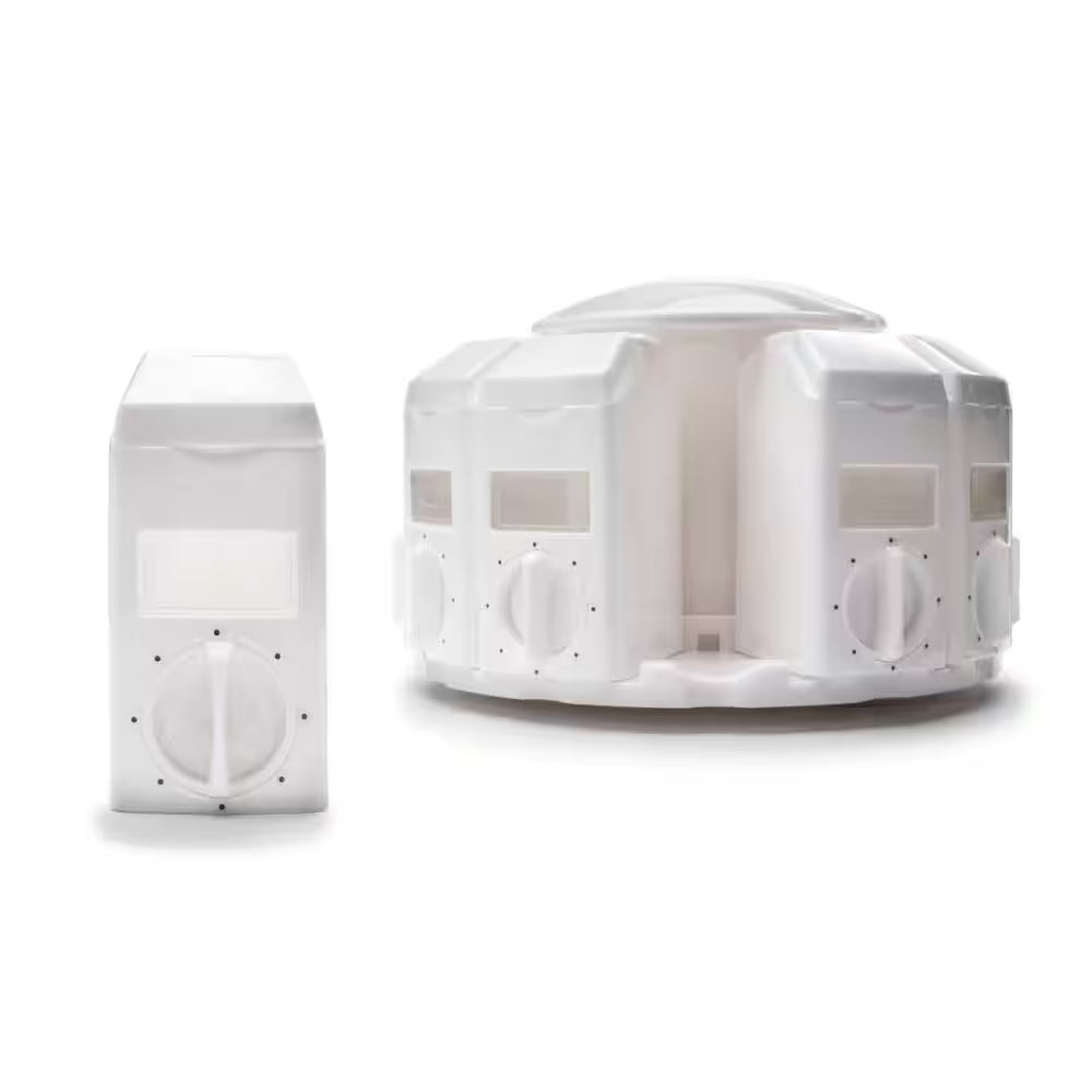 Select a Spice Plastic White Spice Carousel