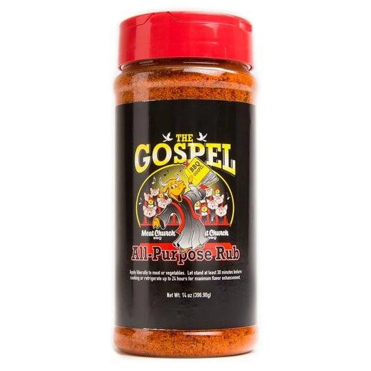 BBQ Rub the Gospel All-Purpose Seasoning Bottle 14 Oz