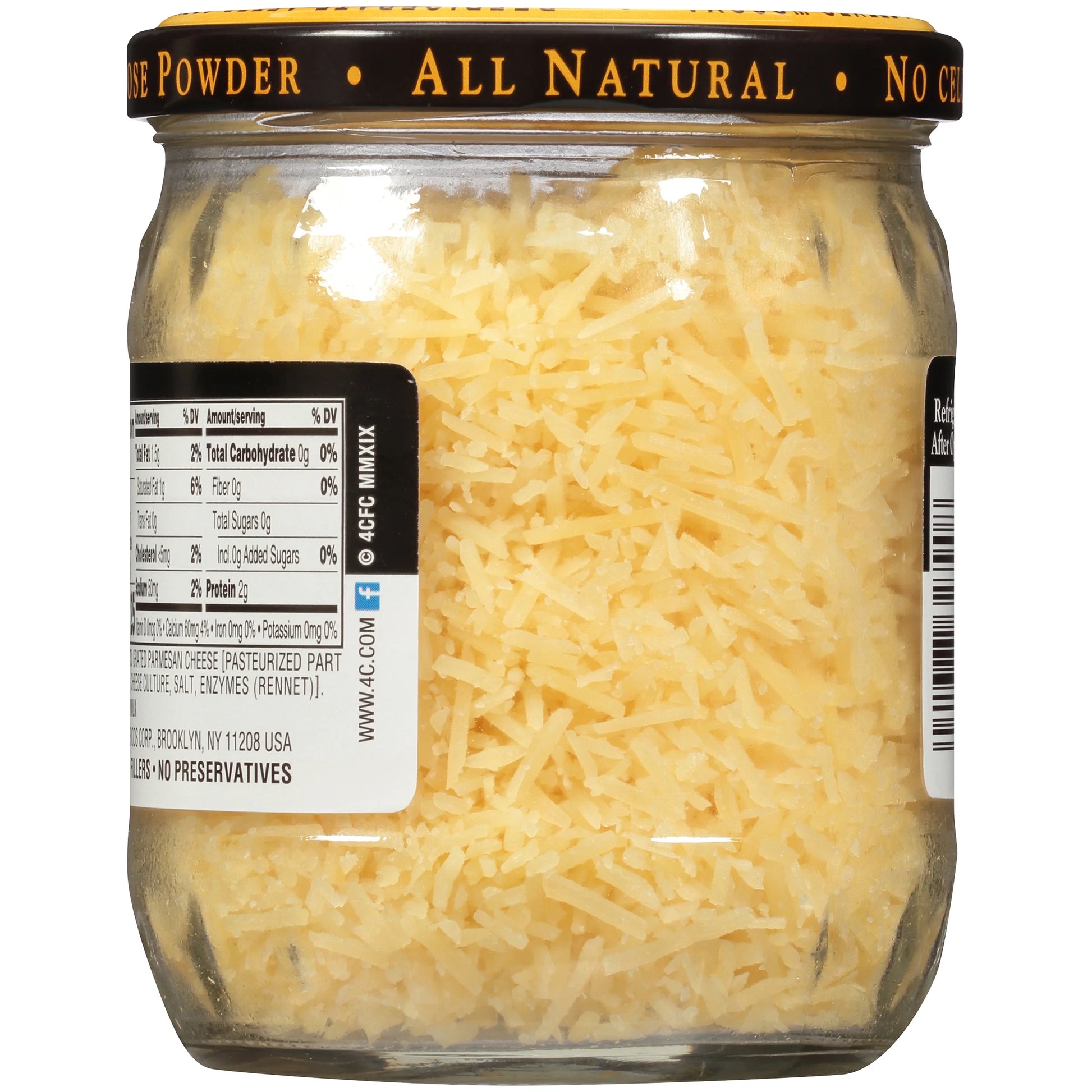 Homestyle Parmesan Grated Cheese 6 Oz Jar