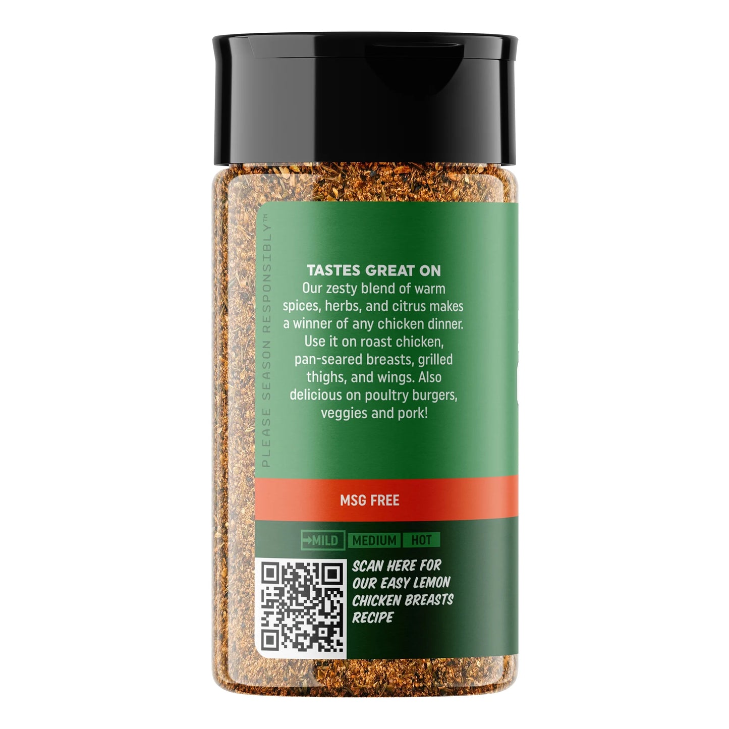 Chica Licka Garlic and Herb Seasoning, Chicken Seasoning, 5.5 Ounce Mixed Spices & Seasonings