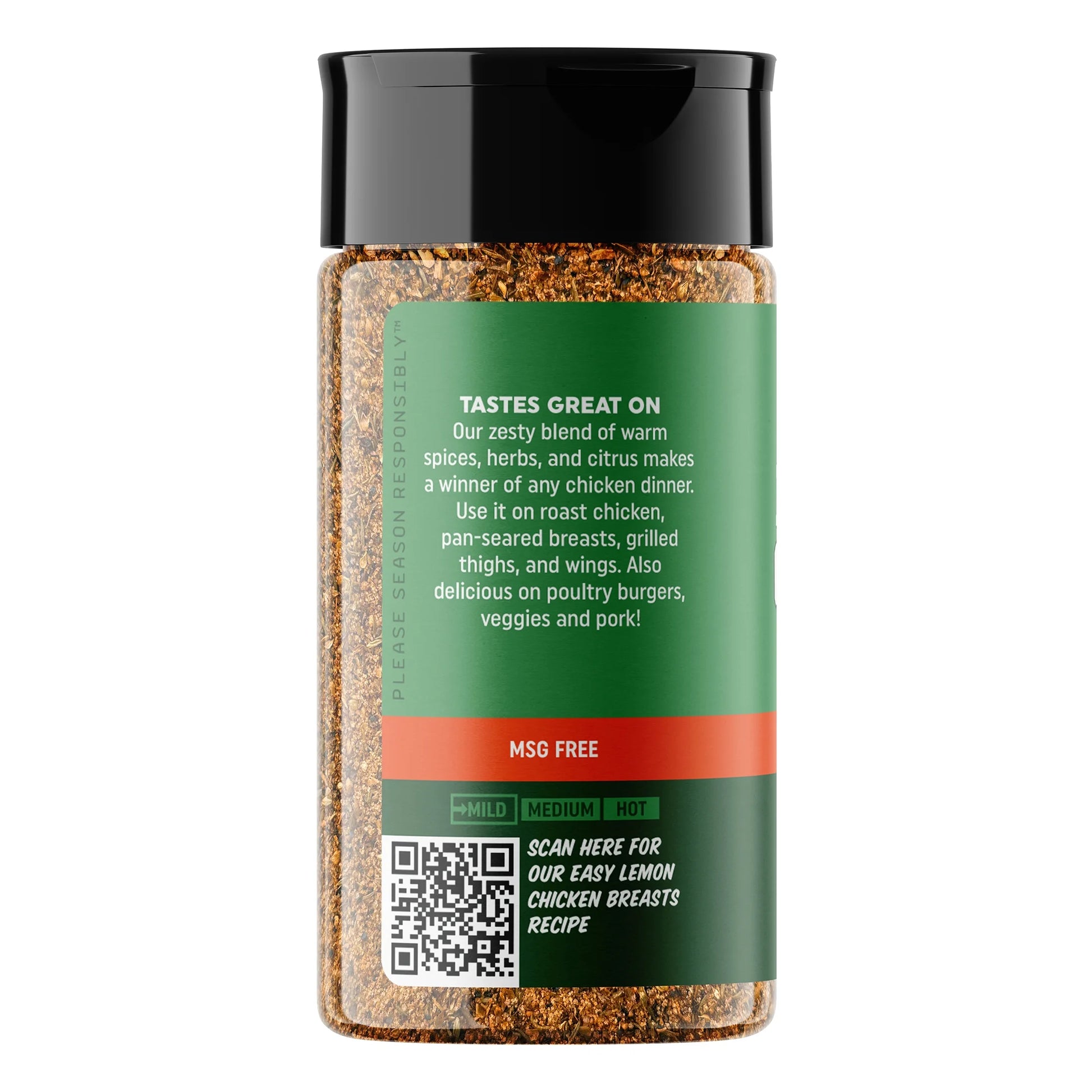 Chica Licka Garlic and Herb Seasoning, Chicken Seasoning, 5.5 Ounce Mixed Spices & Seasonings