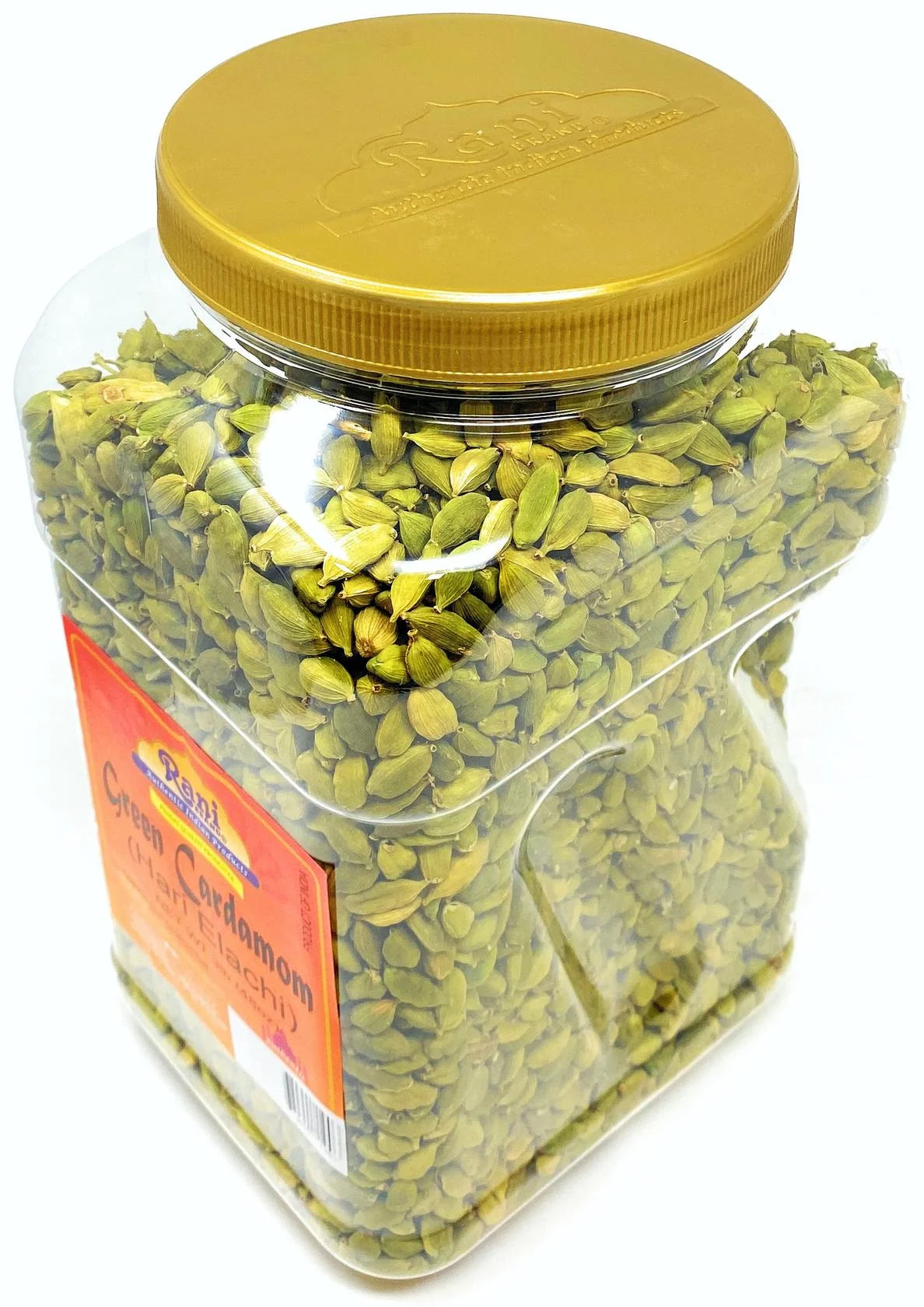Green Cardamom Pods Spice (Hari Elachi) 48Oz (3Lbs) 1.36Kg PET Jar ~ All Natural | Vegan | Gluten Friendly | NON-GMO | Kosher | Product of India