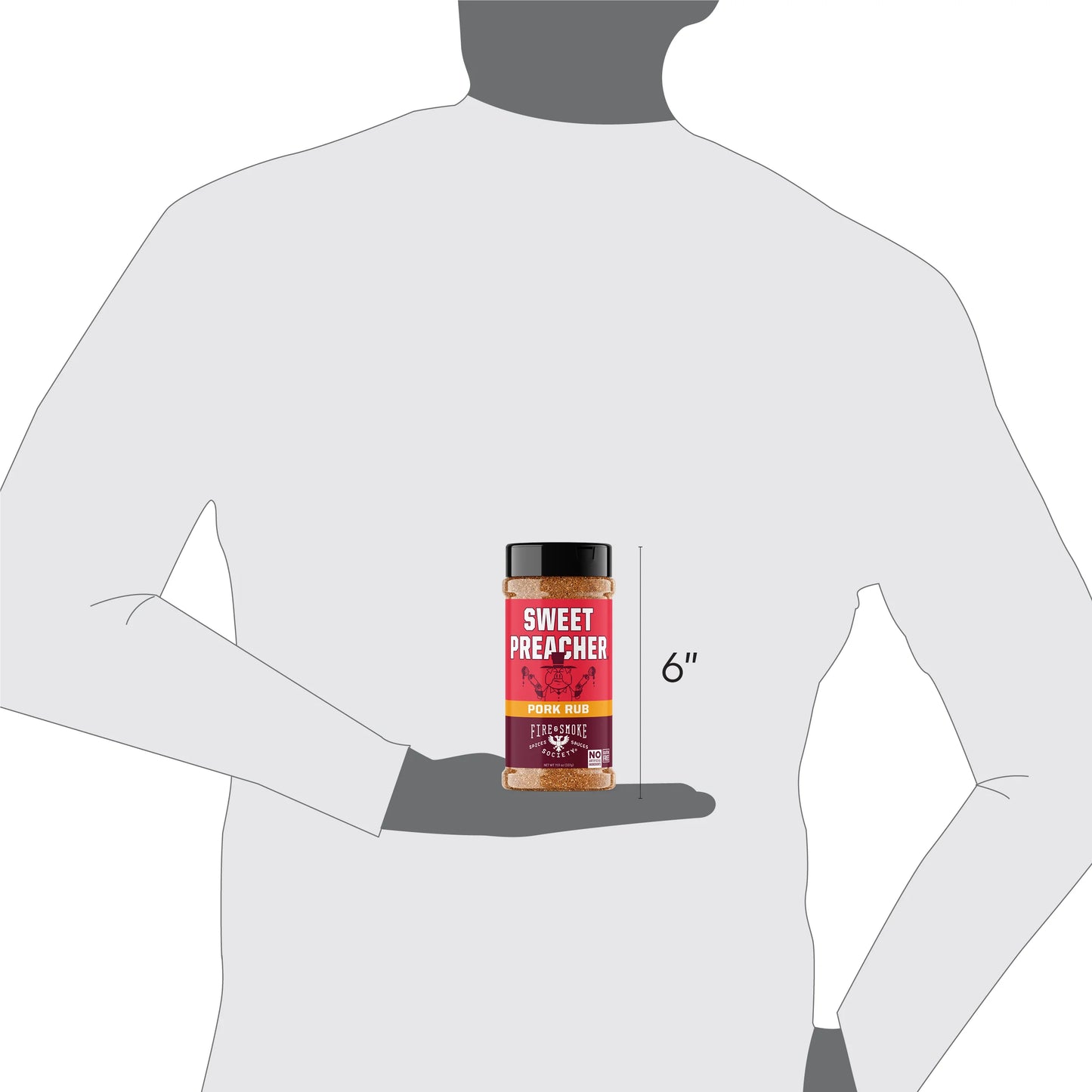 Sweet Preacher BBQ Seasoning Pork Rub, 11.9 Ounce Mixed Spices & Seasonings
