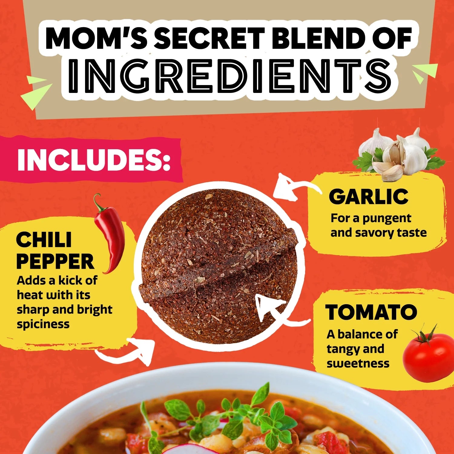 Pozole Bomb Seasoning, 2 Pack – Authentic Mexican Soup Mix for Traditional Pozole, Made with Real Chiles, Herbs & Spices for Quick and Flavorful Meals